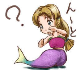 Mermaid princess Uno-chan sticker #1057811