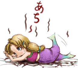 Mermaid princess Uno-chan sticker #1057821