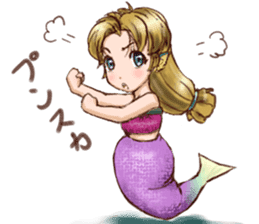 Mermaid princess Uno-chan sticker #1057825