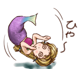 Mermaid princess Uno-chan sticker #1057840