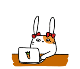 I Would of rabbit? sticker #1058104