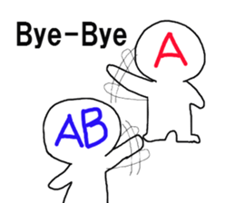 Blood type sticker sticker #1058561