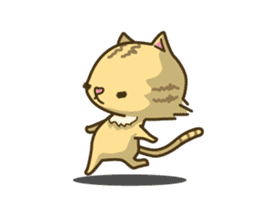 Tabby cat sticker -English- sticker #1059193