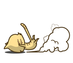 Tabby cat sticker -English- sticker #1059195