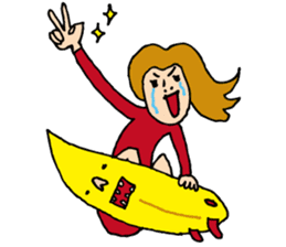 DASA SURFING LIFE sticker #1059578