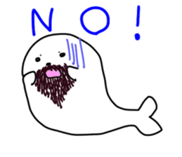 bluebeard harborseal sticker #1059738