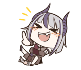 Devil twins "Liar and Gluttony" sticker #1060523