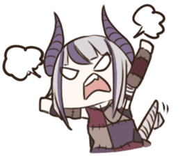 Devil twins "Liar and Gluttony" sticker #1060527