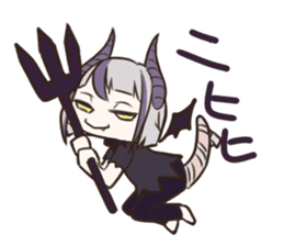 Devil twins "Liar and Gluttony" sticker #1060549