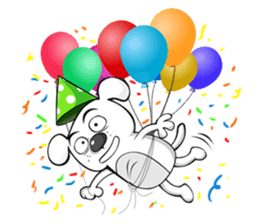 Silly Dog sticker #1061205