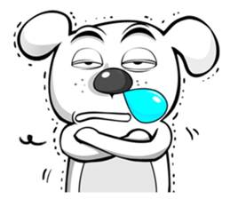 Silly Dog sticker #1061211