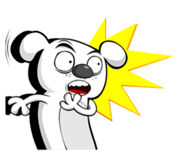 Silly Dog sticker #1061213