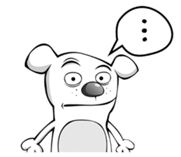 Silly Dog sticker #1061222