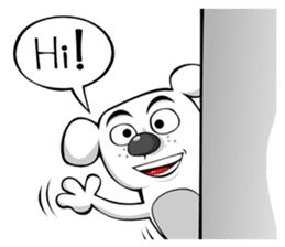 Silly Dog sticker #1061224