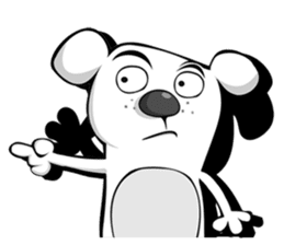 Silly Dog sticker #1061226