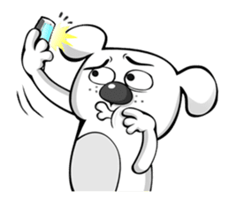 Silly Dog sticker #1061233
