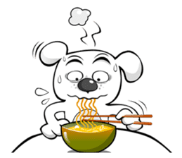 Silly Dog sticker #1061235