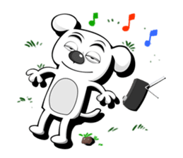 Silly Dog sticker #1061236