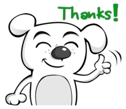 Silly Dog sticker #1061239