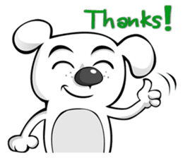 Silly Dog sticker #1061239