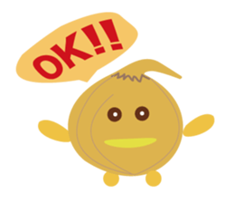 Okinawan Vegetable&fruits Useful words sticker #1061960