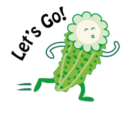 Okinawan Vegetable&fruits Useful words sticker #1061961