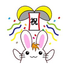 I am Raddy.Mixed of cat and rabbit. sticker #1062286