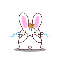I am Raddy.Mixed of cat and rabbit. sticker #1062293