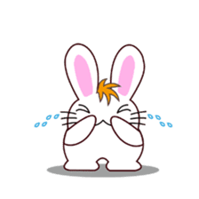 I am Raddy.Mixed of cat and rabbit. sticker #1062293