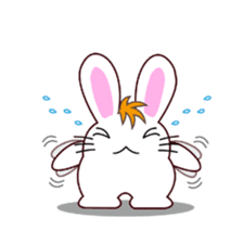 I am Raddy.Mixed of cat and rabbit. sticker #1062294