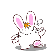 I am Raddy.Mixed of cat and rabbit. sticker #1062295