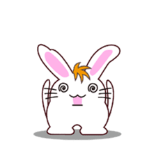 I am Raddy.Mixed of cat and rabbit. sticker #1062296