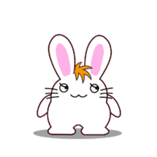 I am Raddy.Mixed of cat and rabbit. sticker #1062305