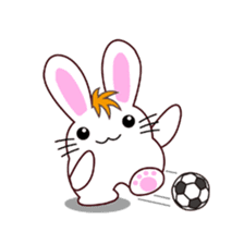 I am Raddy.Mixed of cat and rabbit. sticker #1062314
