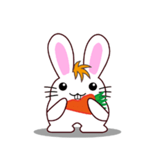 I am Raddy.Mixed of cat and rabbit. sticker #1062319
