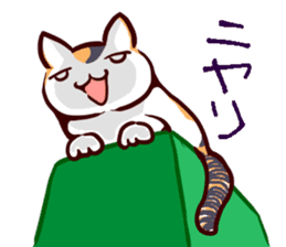 Tortoiseshell cat MII sticker #1062691