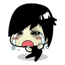 Hideo, the emo guy sticker #1063092