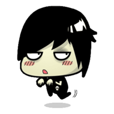 Hideo, the emo guy sticker #1063099