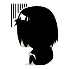 Hideo, the emo guy sticker #1063105