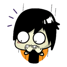Hideo, the emo guy sticker #1063106