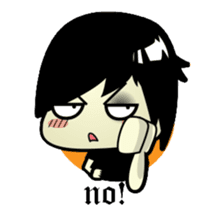 Hideo, the emo guy sticker #1063108