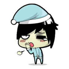 Hideo, the emo guy sticker #1063110