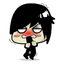 Hideo, the emo guy sticker #1063111
