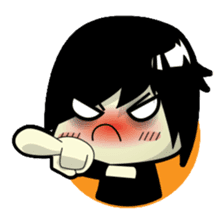 Hideo, the emo guy sticker #1063112