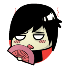 Hideo, the emo guy sticker #1063119