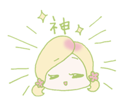 peach girl sticker #1063161