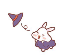 Kawaii Rabbits / Halloween sticker #1063537