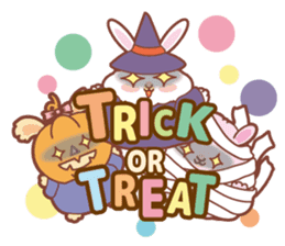 Kawaii Rabbits / Halloween sticker #1063546