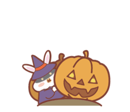 Kawaii Rabbits / Halloween sticker #1063551