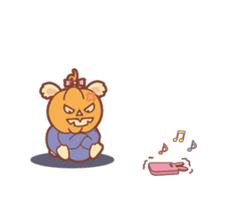 Kawaii Rabbits / Halloween sticker #1063556
